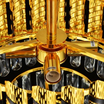 Brilagi - Lampadario a catena CRISTAL 5xE14/40W/230V Ø 38 cm