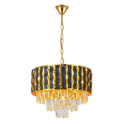 Brilagi - Lampadario a catena CRISTAL 5xE14/40W/230V Ø 38 cm