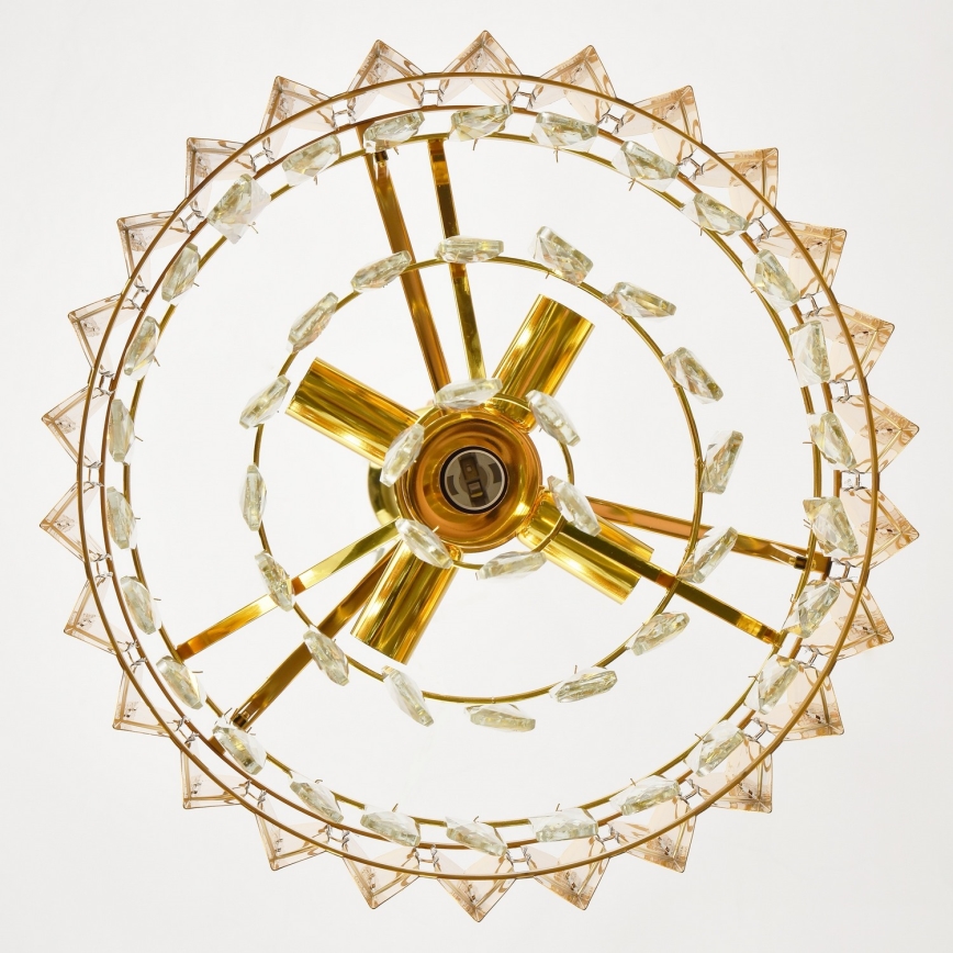 Brilagi - Lampadario a catena CRISTAL 5xE14/40W/230V Ø 38 cm