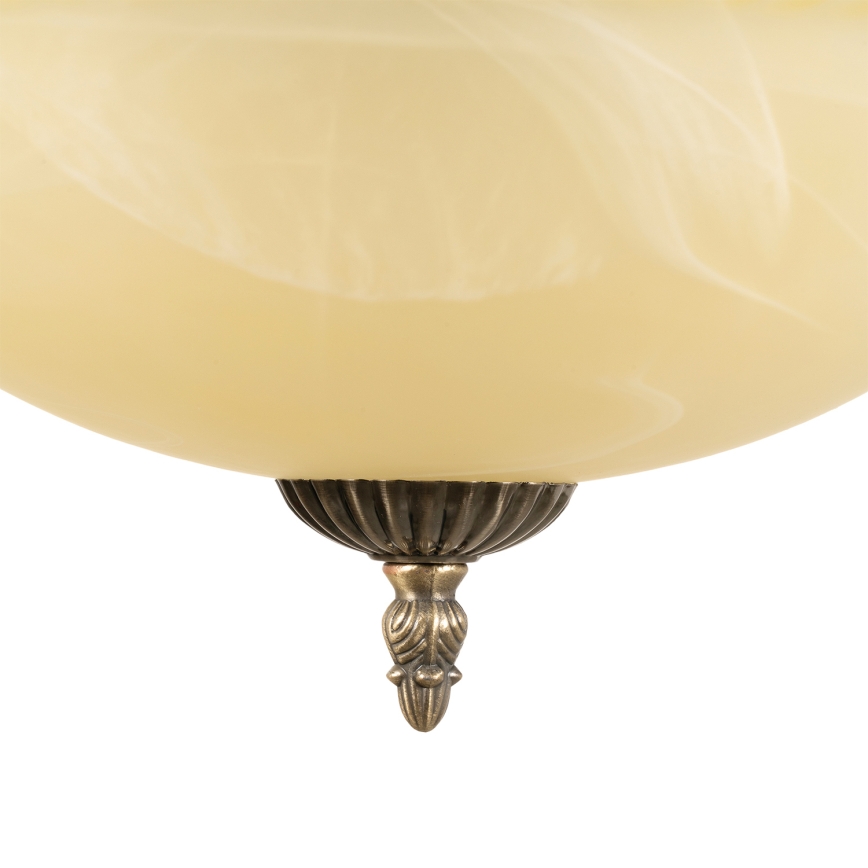 BRILAGI - Lampadario a catena DAHLIA 9xE27/40W/230V Ø 74 cm ottone
