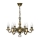 Brilagi - Lampadario a catena IMPERO 6xE14/60W/230V ottone