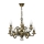 Brilagi - Lampadario a catena IMPERO 9xE14/60W/230V ottone