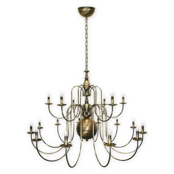 Brilagi - Lampadario a catena OPERA MAX 18xE14/60W/230V in ottone