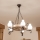 Brilagi - Lampadario a catena ROATA 5xE14/40W/230V rovere
