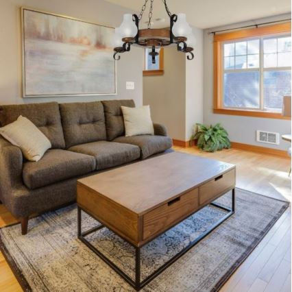 Brilagi - Lampadario a catena ROATA 5xE14/40W/230V Ø 50 cm faggio/noce