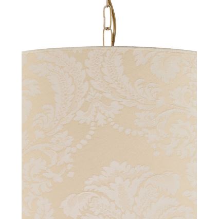 Brilagi - Lampadario a catena SONIA 3xE27/15W/230V Ø 56 cm crema/patina
