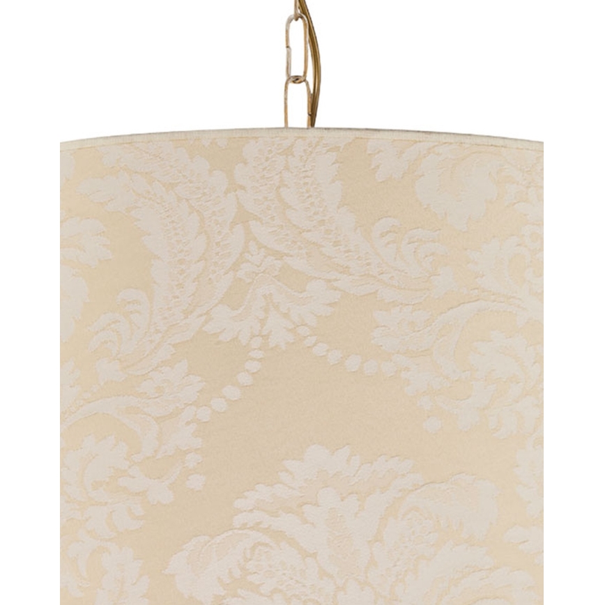 Brilagi - Lampadario a catena SONIA 3xE27/15W/230V Ø 56 cm crema/patina