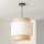 Brilagi - Lampadario a cavo CERIA 1xE27/40W/230V Ø 30 cm nero/beige/bianco