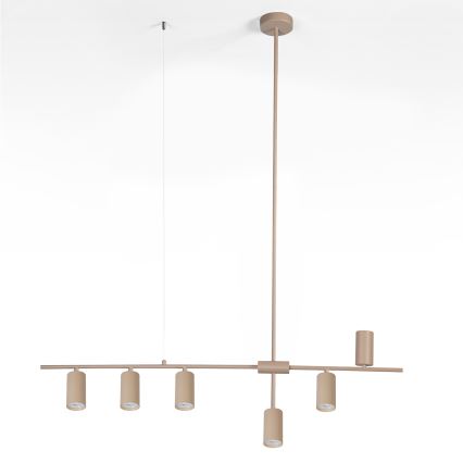 Brilagi - Lampadario a cavo CRANE 6xGU10/30W/230V beige