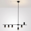 Brilagi - Lampadario a cavo CRANE 6xGU10/30W/230V nero