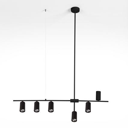 Brilagi - Lampadario a cavo CRANE 6xGU10/30W/230V nero