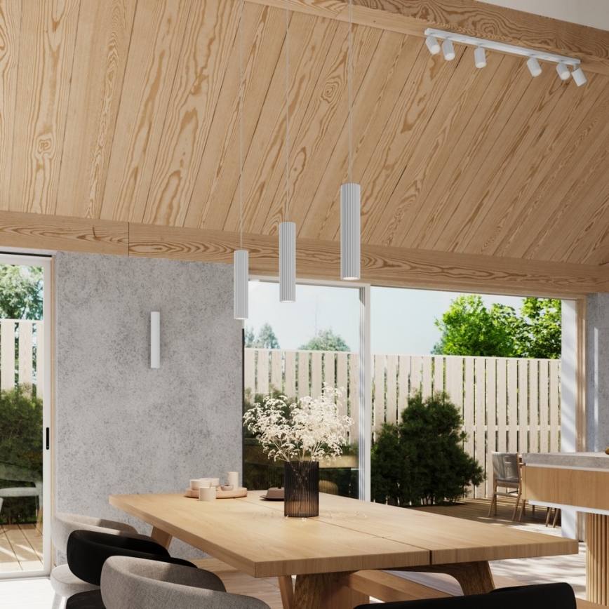 Brilagi - Lampadario a cavo CRESTO 3xGU10/10W/230V bianco