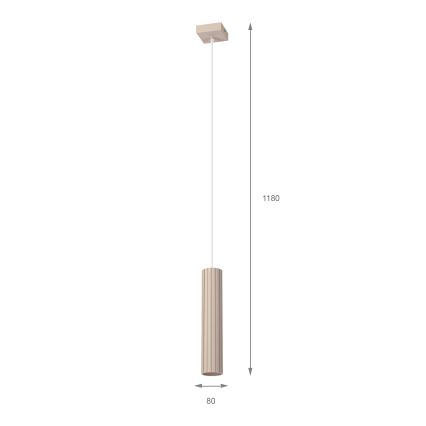 Brilagi - Lampadario a cavo CRISPINA 1xGU10/10W/230V beige