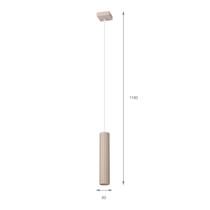Brilagi - Lampadario a cavo CRISPINA 1xGU10/10W/230V beige