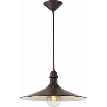 Brilagi - Lampadario a cavo FORGE 1xE27/60W/230V Ø 36 cm nero