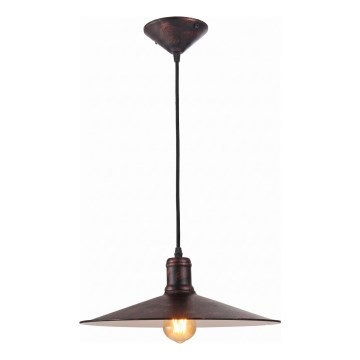 Brilagi - Lampadario a cavo FORGE 1xE27/60W/230V Ø 36 cm rame/patina