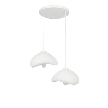 Brilagi - Lampadario a cavo LUNA 2xE27/40W/230V Ø 45 cm bianco