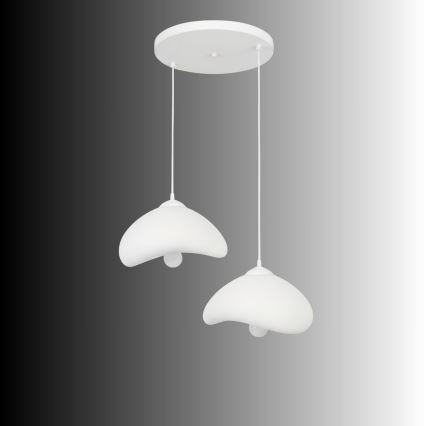 Brilagi - Lampadario a cavo LUNA 2xE27/40W/230V Ø 45 cm bianco