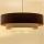 Brilagi - Lampadario a cavo LUNETA 3xE27/60W/230V Ø 80 cm marrone/beige/crema