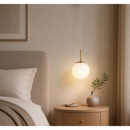 Brilagi - Lampadario a cavo MILO 1xE27/60W/230V, finitura oro