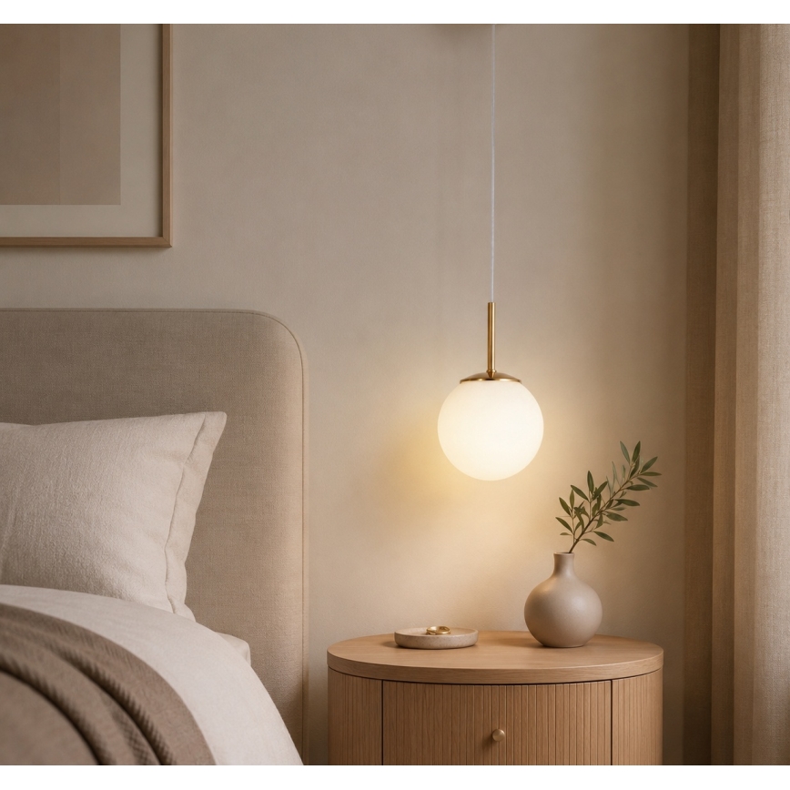 Brilagi - Lampadario a cavo MILO 1xE27/60W/230V, finitura oro