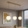 Brilagi - Lampadario a cavo MILO 3xE27/60W/230V beige/oro