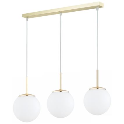 Brilagi - Lampadario a cavo MILO 3xE27/60W/230V oro