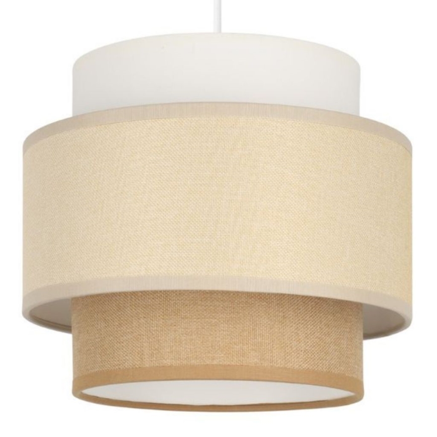 Brilagi - Lampadario a cavo RESNA 3xE27/60W/230V Ø 45 cm crema/beige