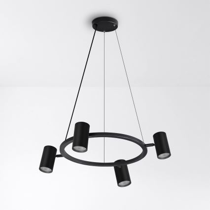 Brilagi - Lampadario a cavo SELE 4xGU10/30W/230V nero
