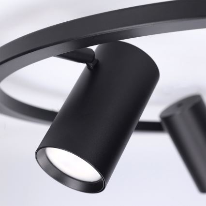 BRILAGI - Lampadario a cavo SELE 4xGU10/30W/230V nero