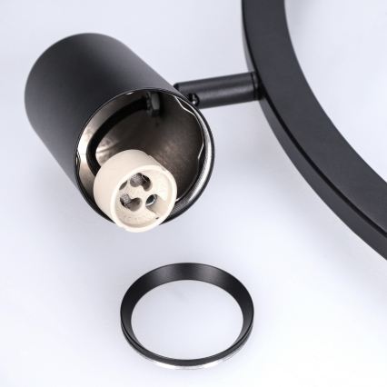 BRILAGI - Lampadario a cavo SELE 4xGU10/30W/230V nero