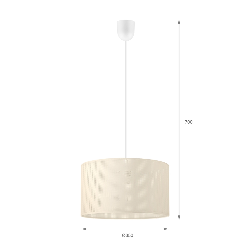 BRILAGI - Lampadario a cavo SIRIJA MODERN 1xE27/60W/230V Ø 35 cm crema