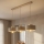 Brilagi - Lampadario a cavo SPRING 3xE27/60W/230V beige/oro