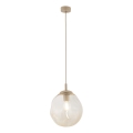 Brilagi - Lampadario a cavo VULCANO 1xE27/15W/230V beige/beige fumé