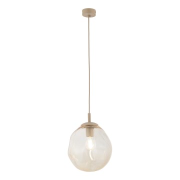 Brilagi - Lampadario a cavo VULCANO 1xE27/15W/230V beige/beige fumé