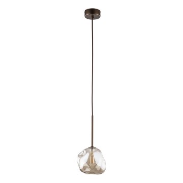 Brilagi - Lampadario a cavo VULCANO 1xG9/8W/230V marrone/beige fumé