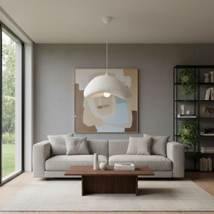 Brilagi - Lampadario a cavo WABI SABI 1xE27/40W/230V Ø 42 cm bianco