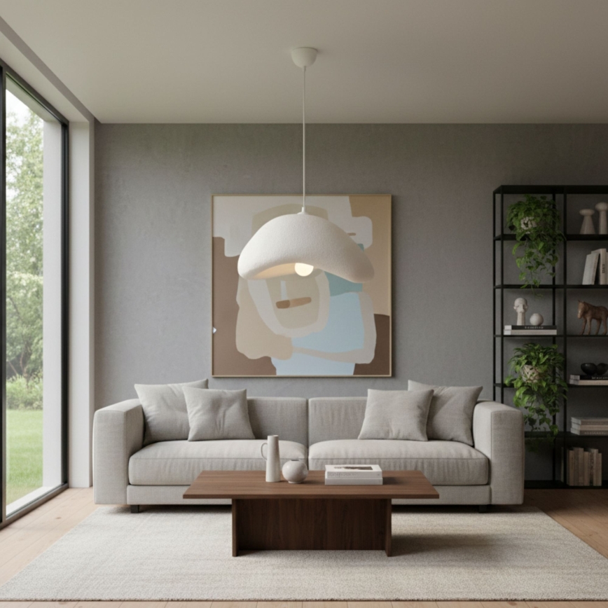 Brilagi - Lampadario a cavo WABI SABI 1xE27/40W/230V Ø 42 cm bianco