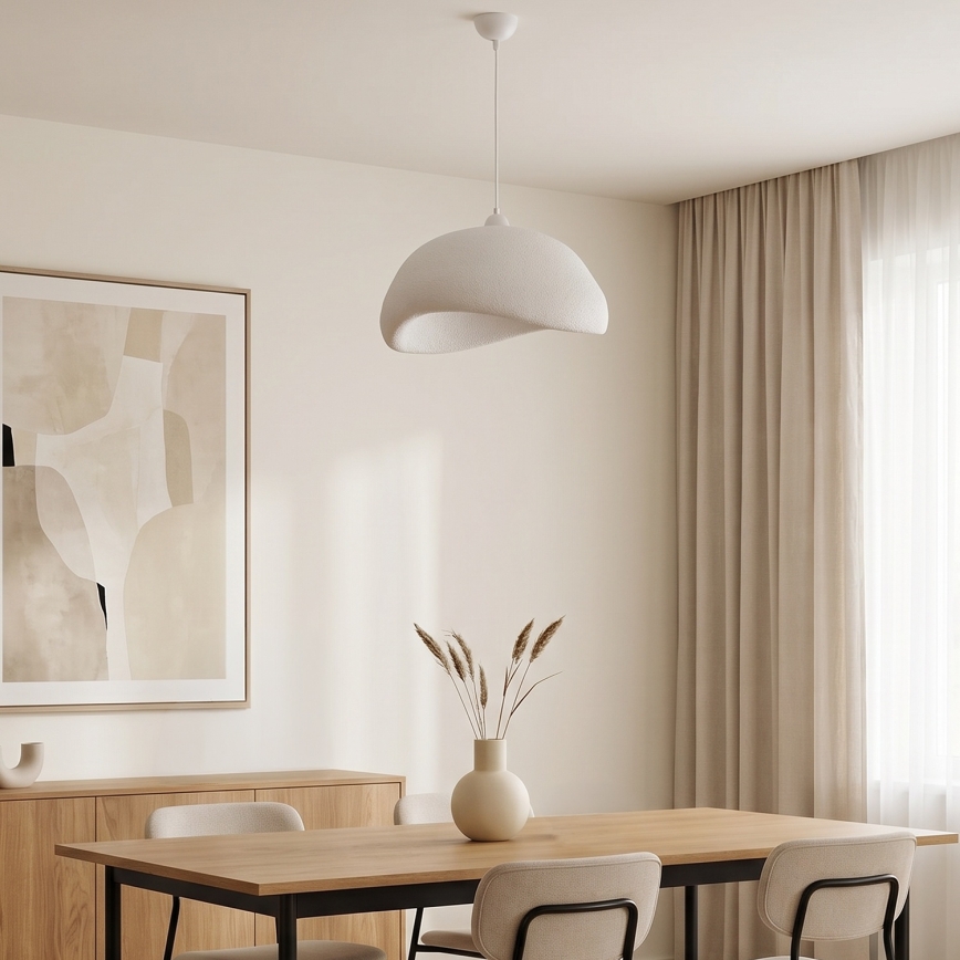 Brilagi - Lampadario a cavo WABI SABI 1xE27/40W/230V Ø 42 cm bianco