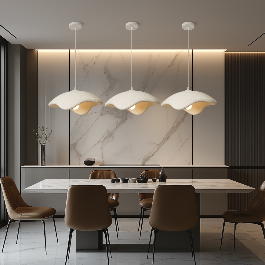 BRILAGI - Lampadario a cavo WABI SABI 1xE27/60W/230V Ø 40 cm bianco
