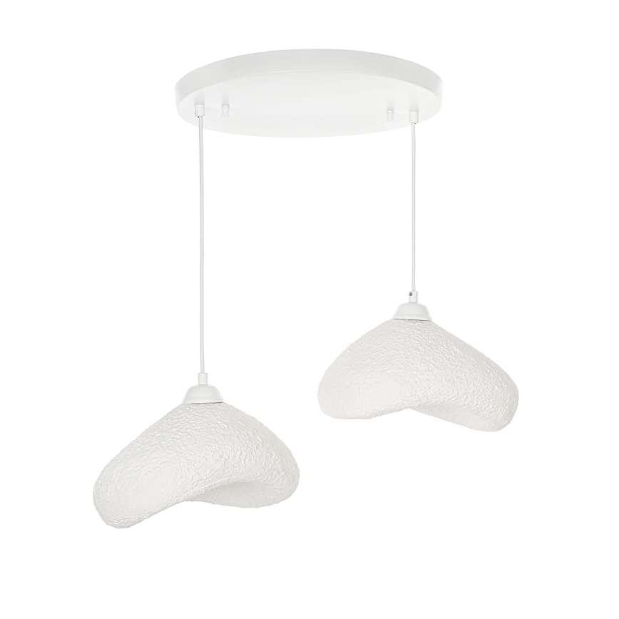 Brilagi - Lampadario a cavo WABI SABI 2xE27/40W/230V Ø 45 cm bianco