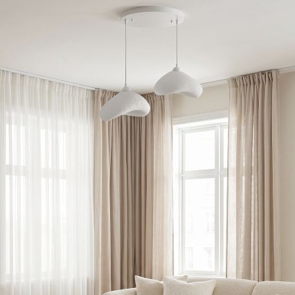 Brilagi - Lampadario a cavo WABI SABI 2xE27/40W/230V Ø 45 cm bianco