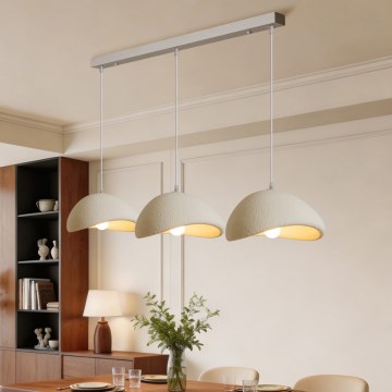 BRILAGI - Lampadario a cavo WABI SABI 3xE27/60W/230V bianco