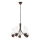 Brilagi - Lampadario a LED a catena COTTAGE 5xE14/40W/230V rovere/bianco