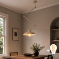 Brilagi - Lampadario a LED regolabile su asta IRONBEAM 1xE27/60W/230V beige