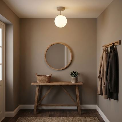 Brilagi - Lampadario a montaggio superficiale MILO ECRU 1xE27/60W/230V beige/oro