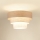Brilagi - Lampadario a plafone ALASKA LUNETA 1xE27/15W/230V diametro 45 cm grigio/color crema