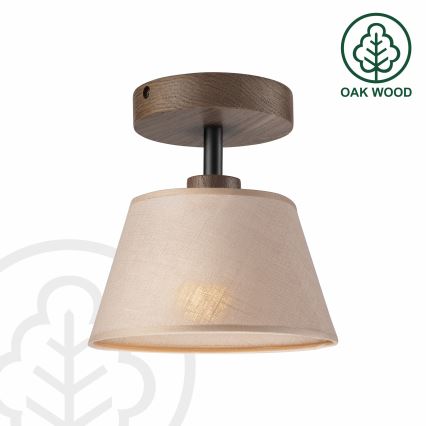 Brilagi - Lampadario a plafone ANTHONY 1xE14/60W/230V quercia/beige