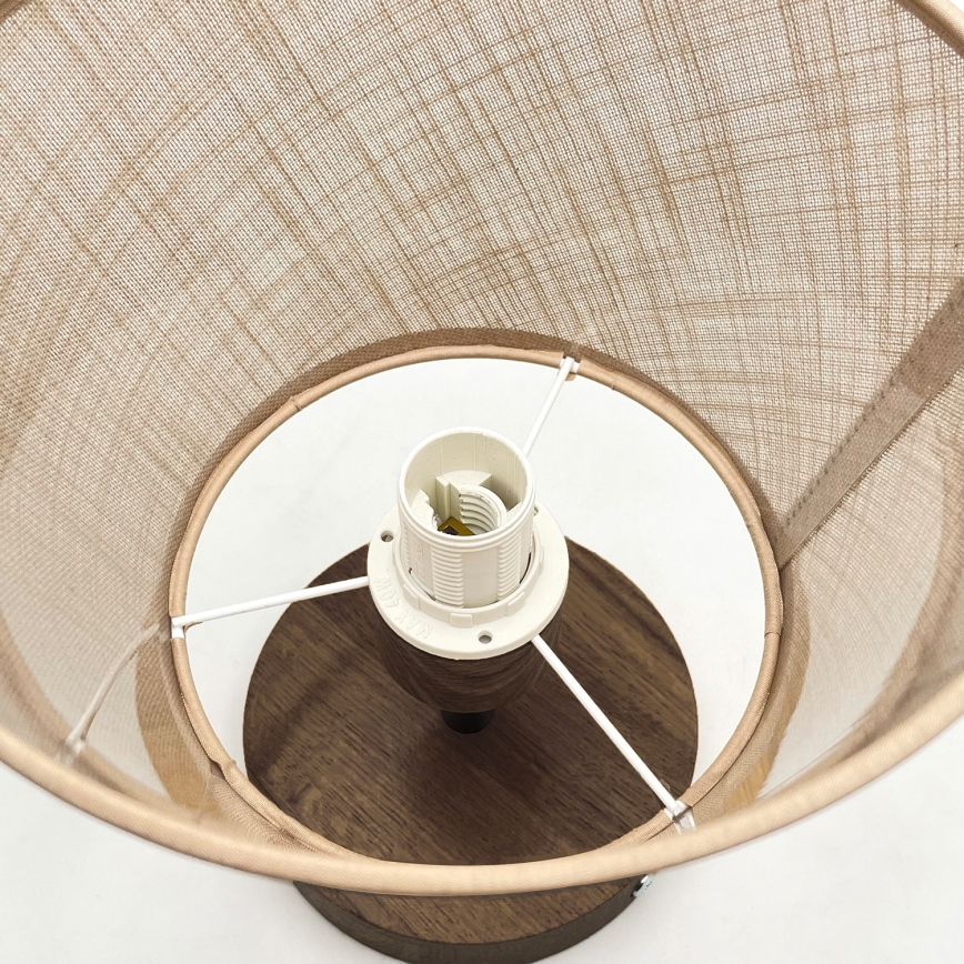 Brilagi - Lampadario a plafone ANTHONY 1xE14/60W/230V quercia/beige