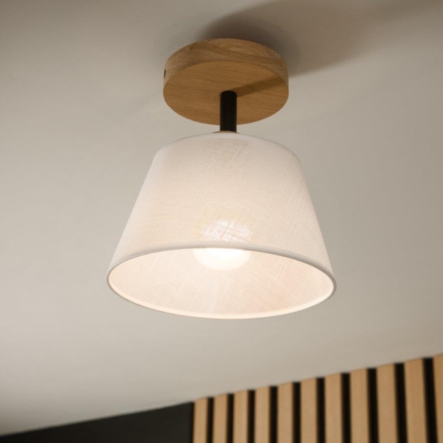 Brilagi - Lampadario a plafone ANTHONY 1xE14/60W/230V quercia/bianco